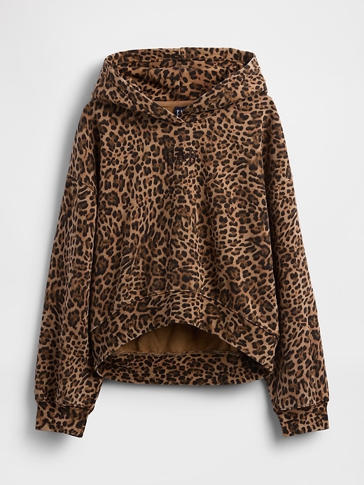 Image number 3 showing, VintageSoft Crop Logo Hoodie