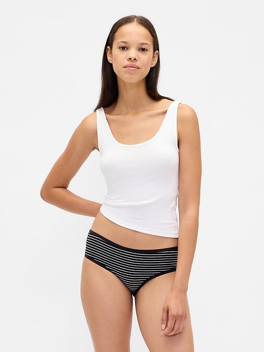 Image number 1 showing, Organic Stretch Cotton Hipster (3-Pack)