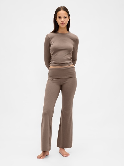 Image number 1 showing, Modern Foldover PJ Leggings