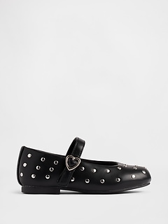 Toddler Studded Mary Jane Flats