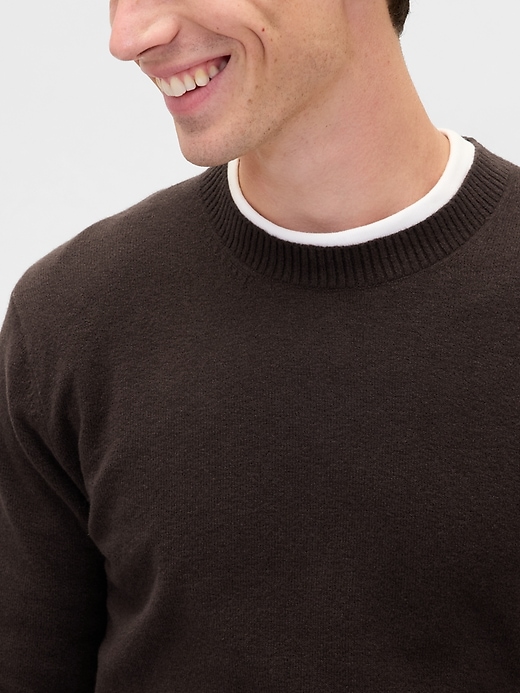 Image number 4 showing, CashSoft Crew Sweater