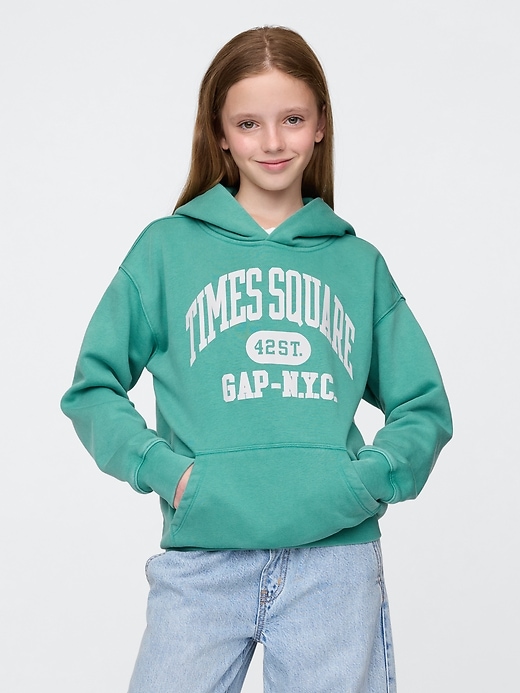 Image number 2 showing, Kids VintageSoft NYC Times Square Hoodie