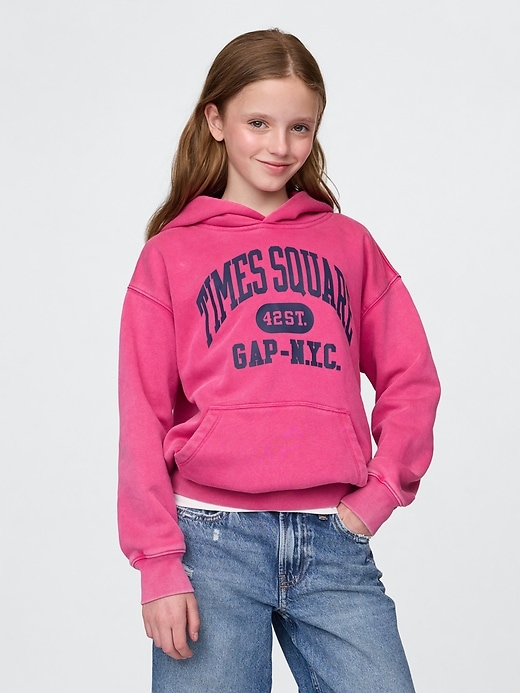 Image number 2 showing, Kids VintageSoft NYC Times Square Hoodie