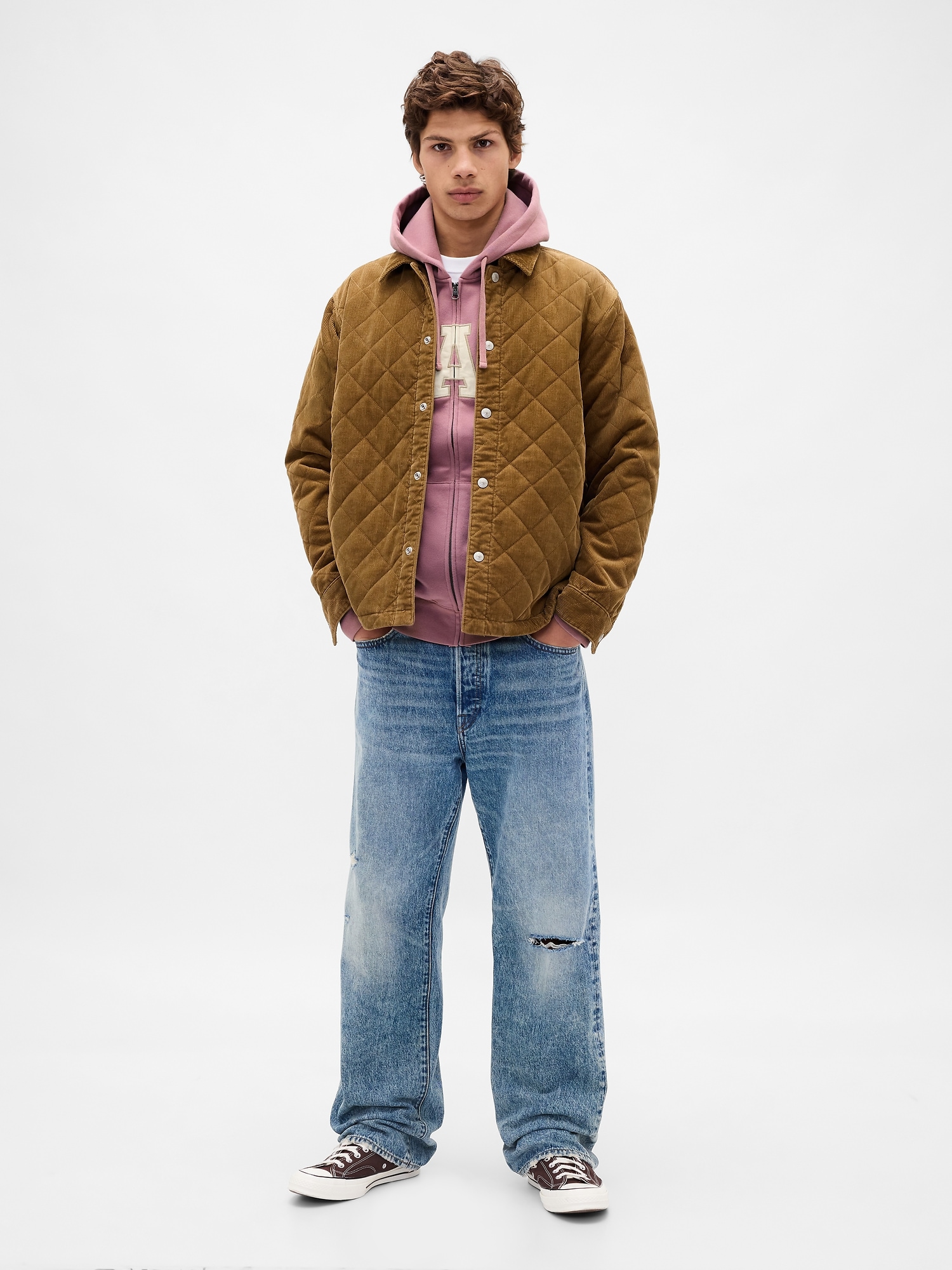 Adult VintageSoft Arch Logo Full-Zip Hoodie