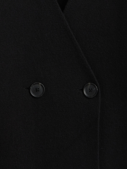 Image number 4 showing, Collarless V-Neck Sweater Blazer