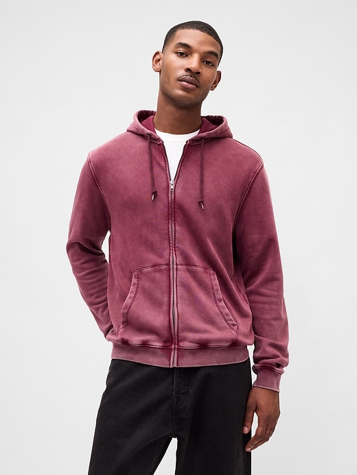 Image number 1 showing, Adult VintageSoft Zip Hoodie