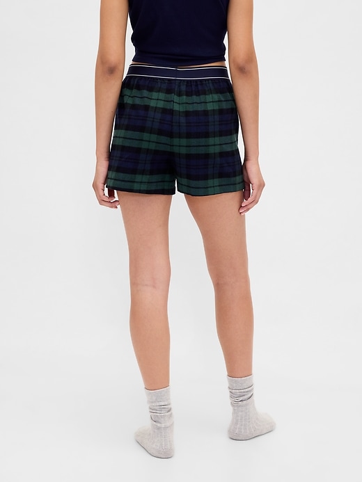 Image number 4 showing, Logo Flannel Boxer Shorts