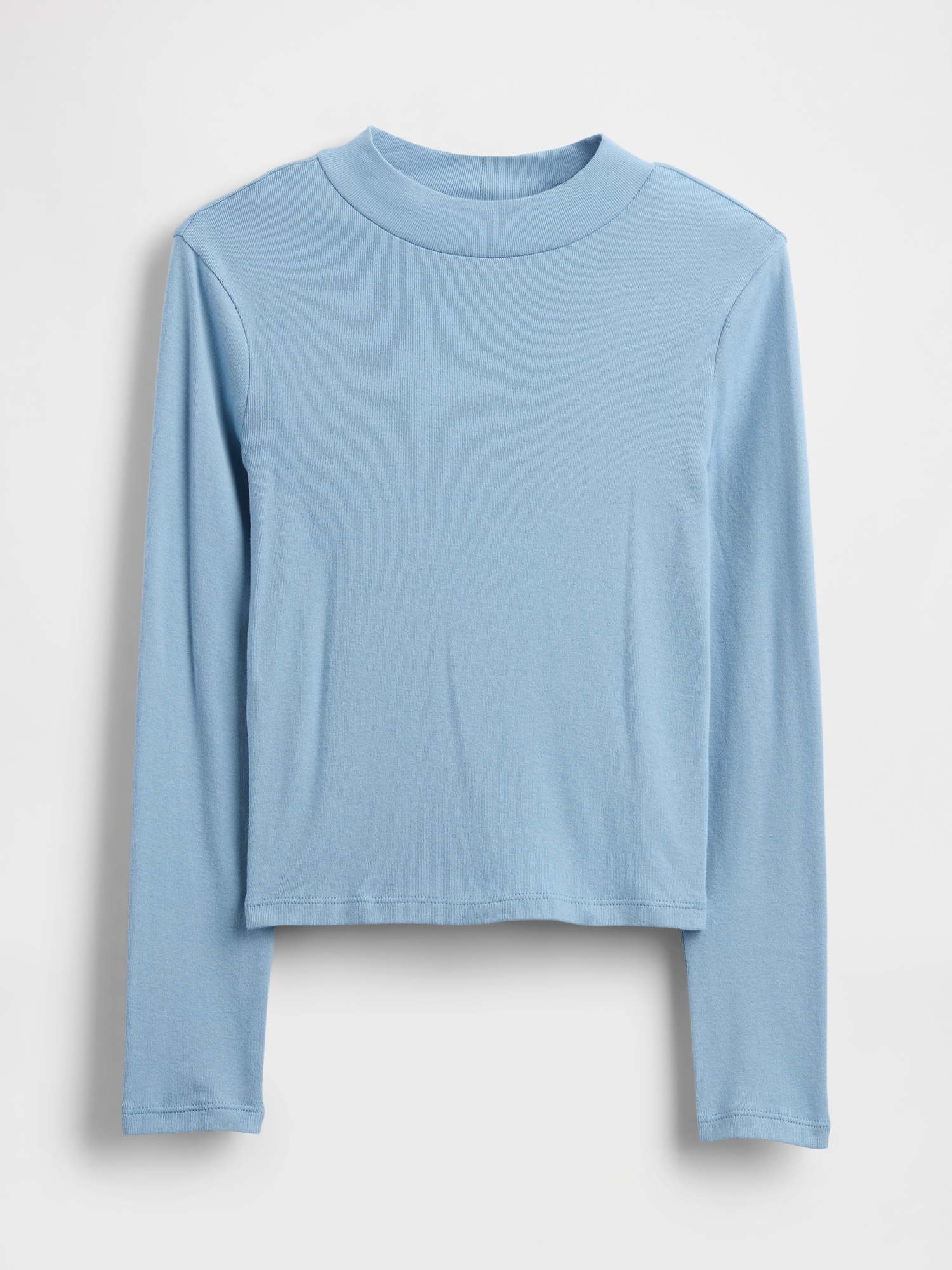 Kids Rib Mockneck T-Shirt