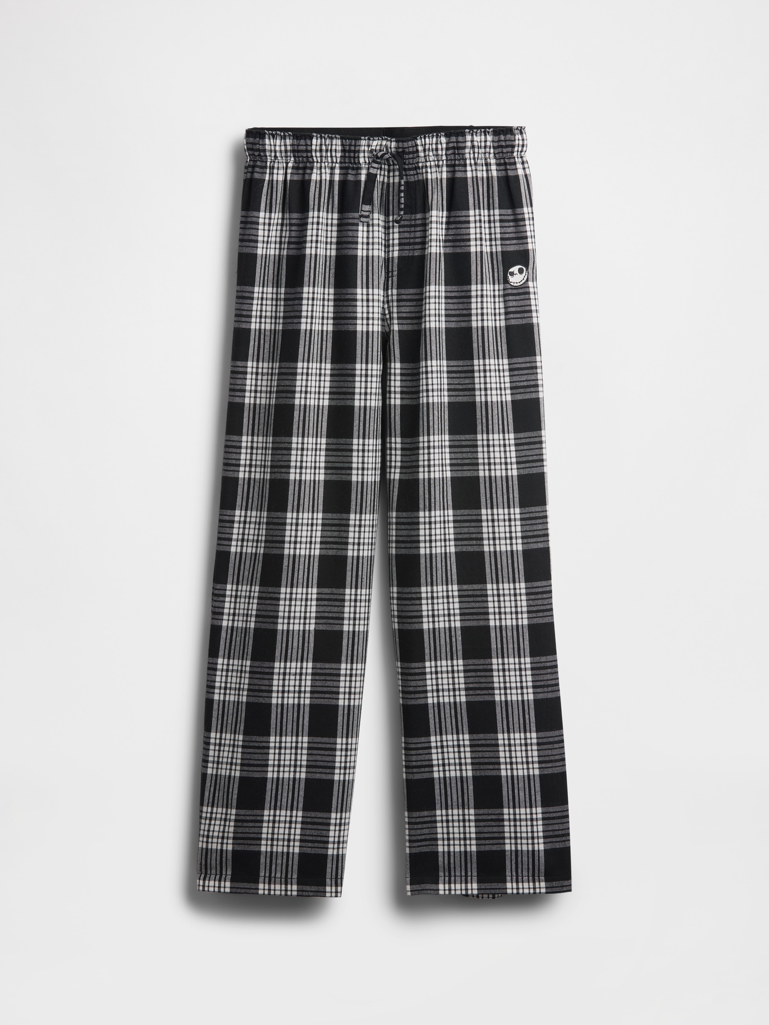 Gap × Disney Tim Burton’s The Nightmare Before Christmas Kids Skull Flannel PJ Pants
