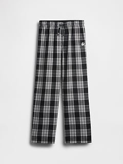 Gap × Disney Tim Burton’s The Nightmare Before Christmas Kids Skull Flannel PJ Pants