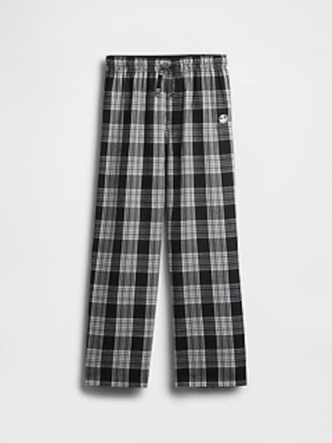 Gap × Disney Tim Burton’s The Nightmare Before Christmas Kids Skull Flannel PJ Pants