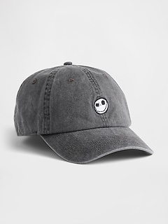 Gap × Disney Tim Burton’s The Nightmare Before Christmas Skull Baseball Hat