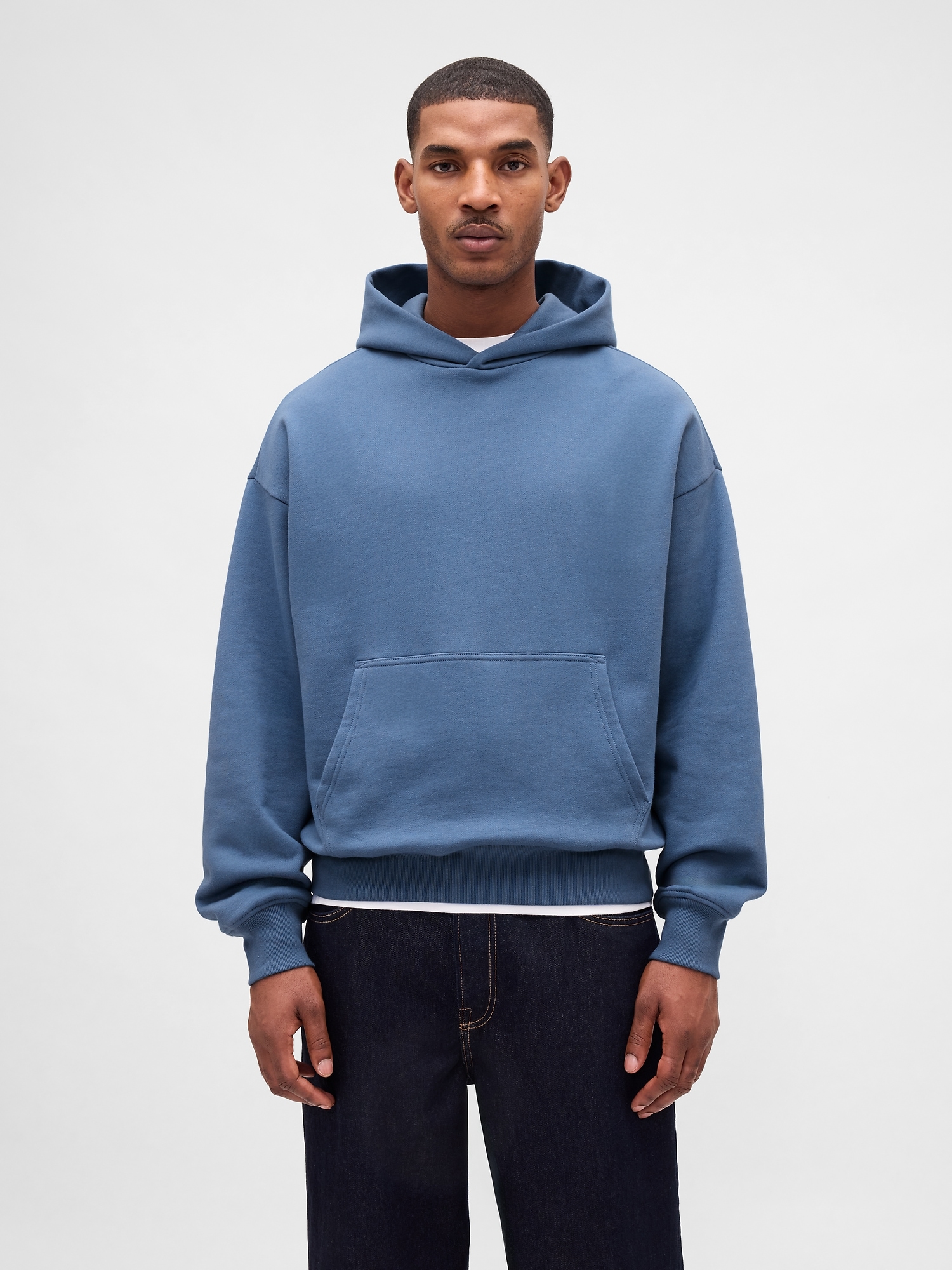 Heavyweight Oversized Hoodie - Soft Corn Flower