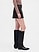 Vegan Leather Mini Skort - Brown - View 24