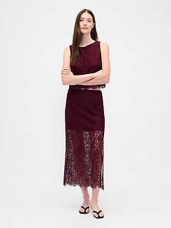 Lace Maxi Skirt