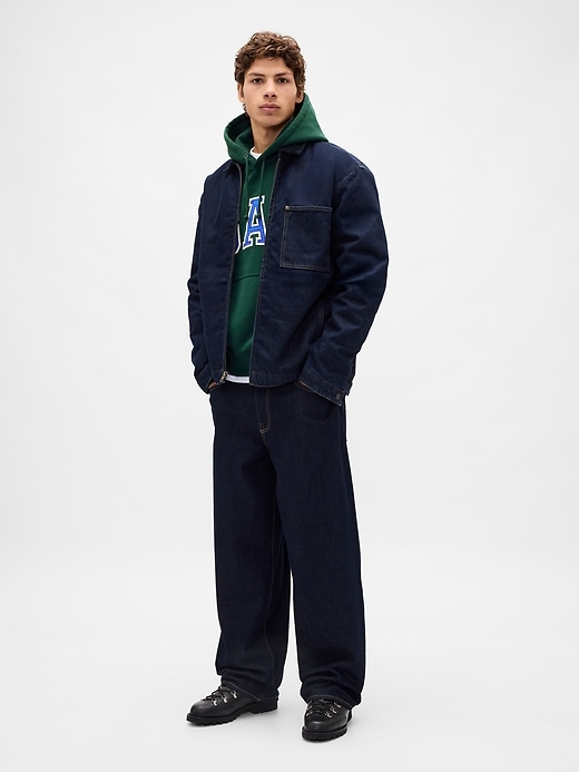 Image number 2 showing, Extra Heavyweight French Terry Oversized Logo Hoodie