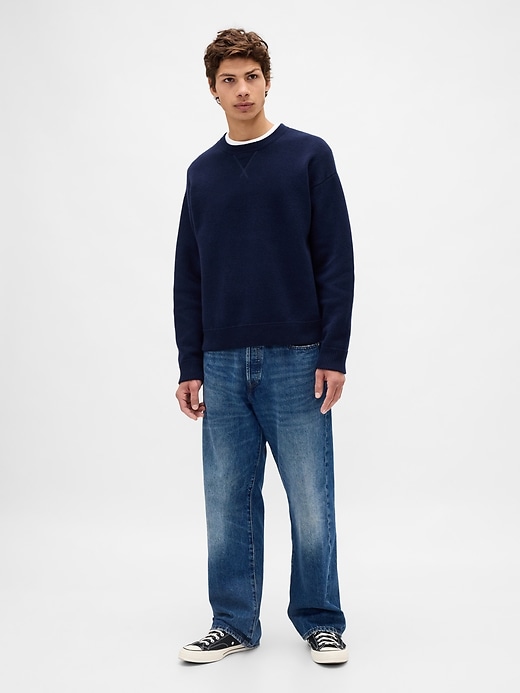 Image number 2 showing, Heavyweight CashSoft Crewneck Sweater