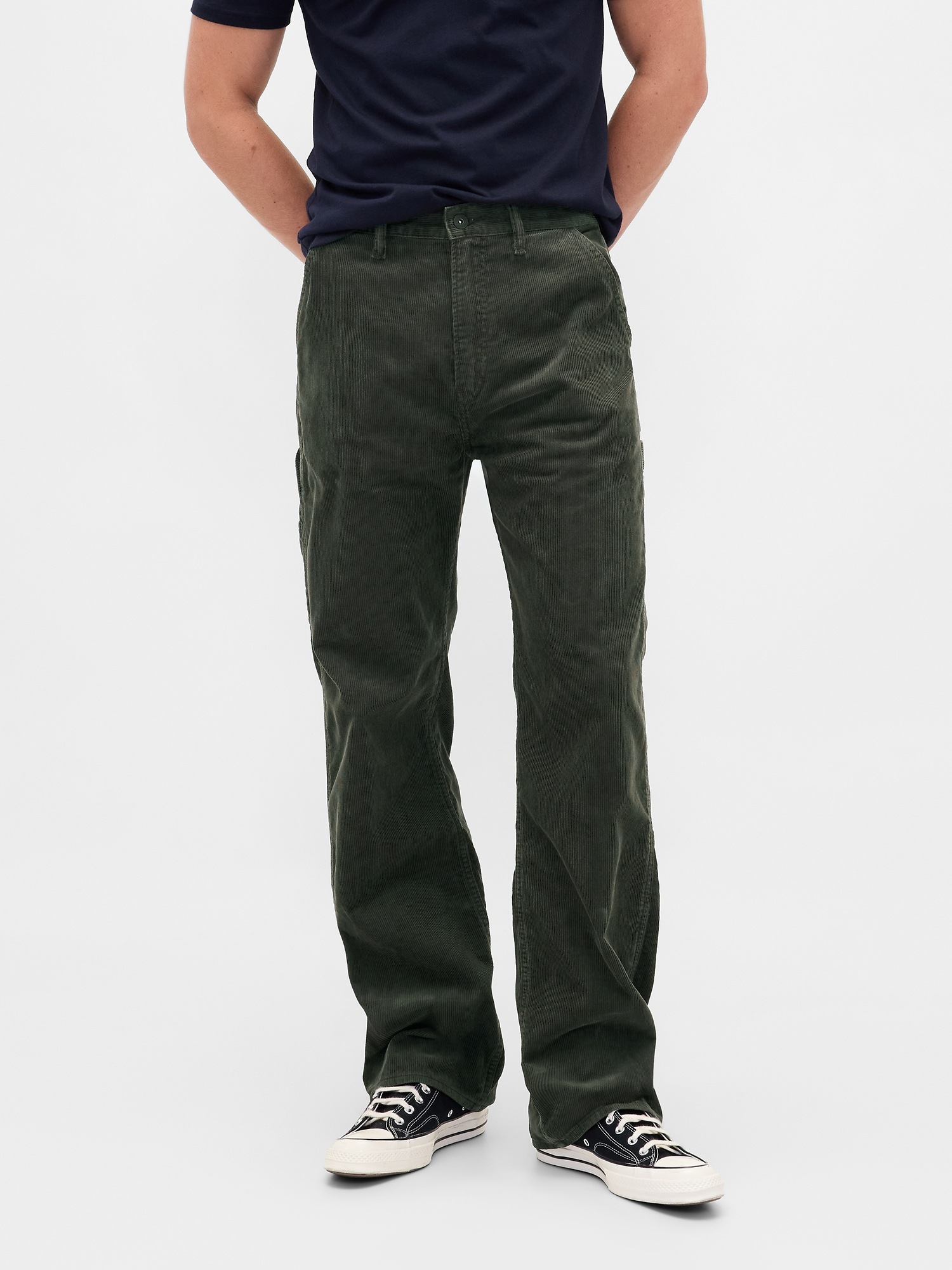 Мужские джинсы Gap Corduroy '90s Loose Carpenter Pants — фото 2