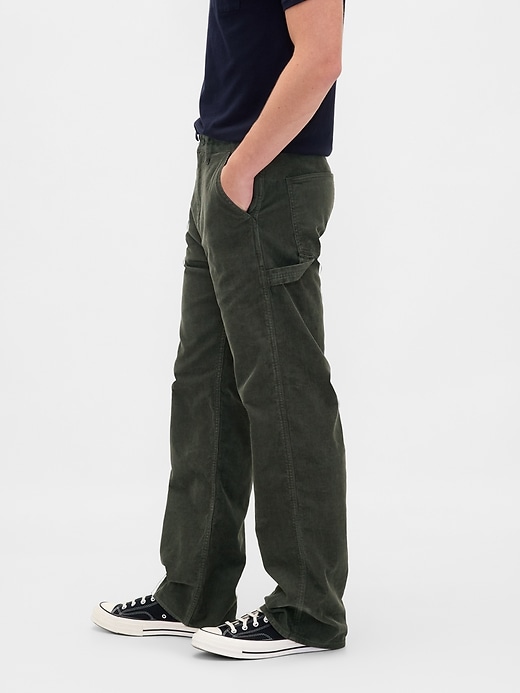 Image number 3 showing, Corduroy '90s Loose Carpenter Pants