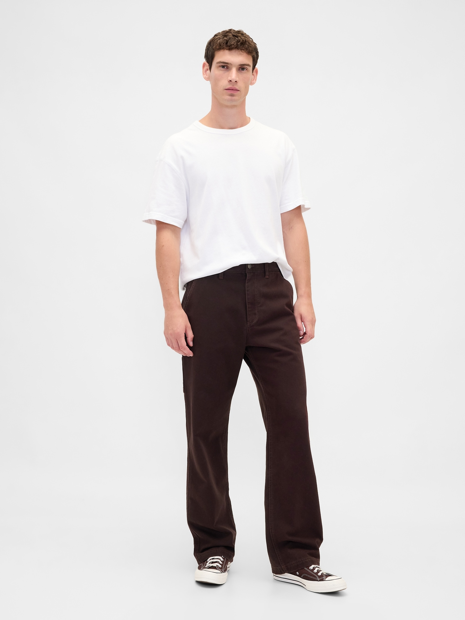 Canvas '90s Loose Carpenter Pants