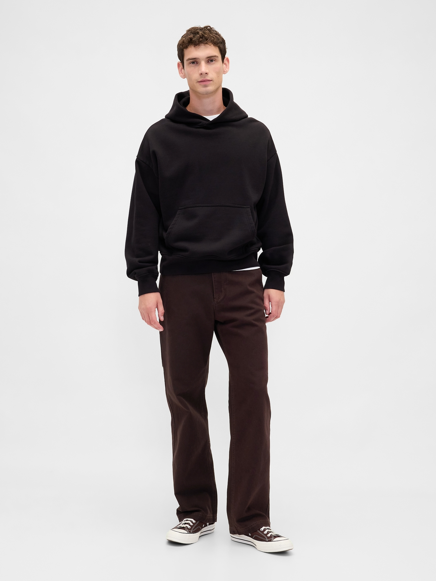 Gap Canvas '90s Loose Carpenter Pants In Brown