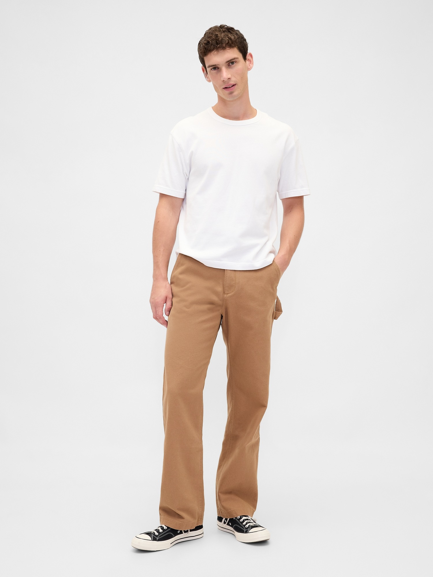 Мужские брюки Gap Canvas '90s Loose Carpenter Pants — фото 2