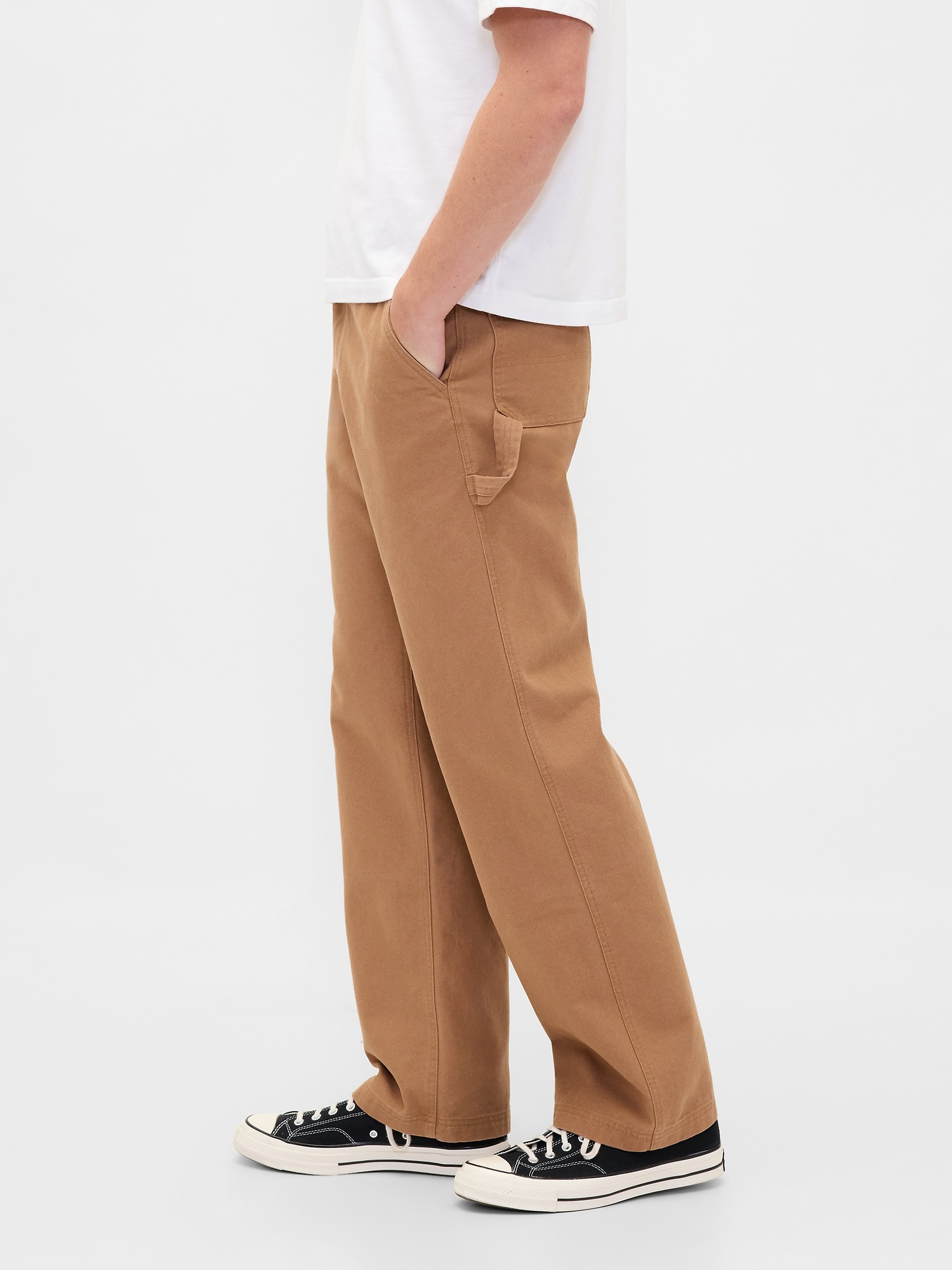 Мужские брюки Gap Canvas '90s Loose Carpenter Pants — фото 3