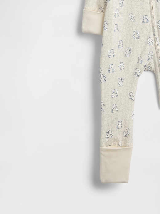 Image number 4 showing, Baby Organic Cotton Convertible One-Piece