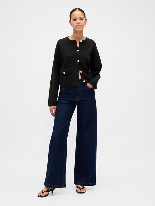 Image number 2 showing, Pocket Cardigan Sweater