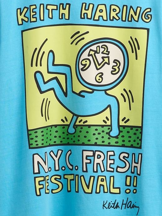 Image number 4 showing, Keith Haring Graphic T-Shirt