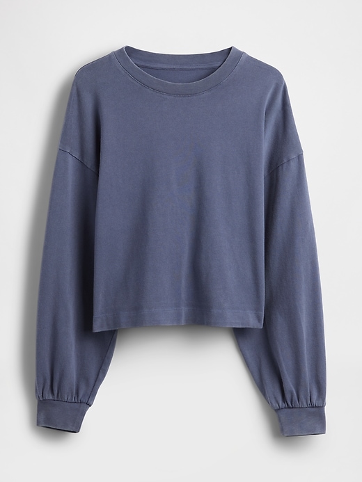 Image number 5 showing, Organic Cotton VintageSoft Crop Sweatshirt