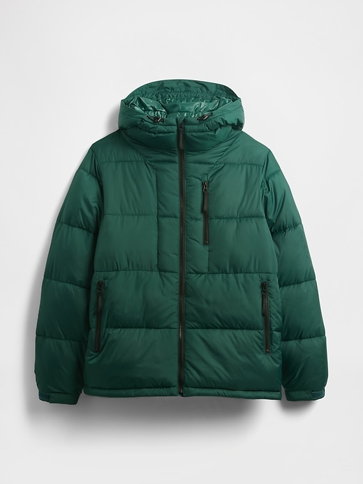 Image number 4 showing, Recycled Heavyweight Puffer Jacket