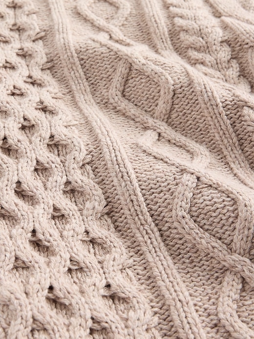 Image number 4 showing, Cable-Knit Mini Sweater Dress