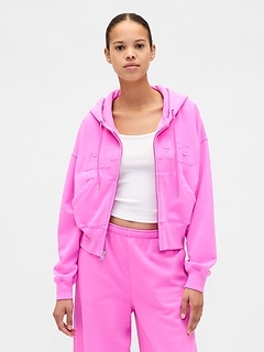 VintageSoft 1969 Logo Zip Hoodie