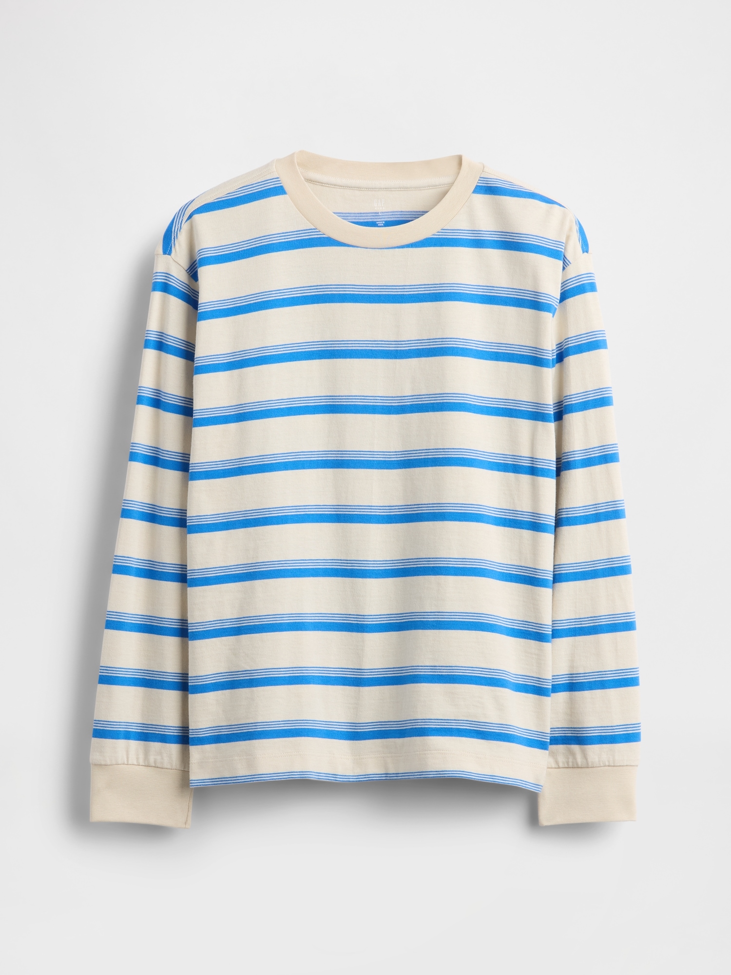 Kids Relaxed T-Shirt - Blue Stripe
