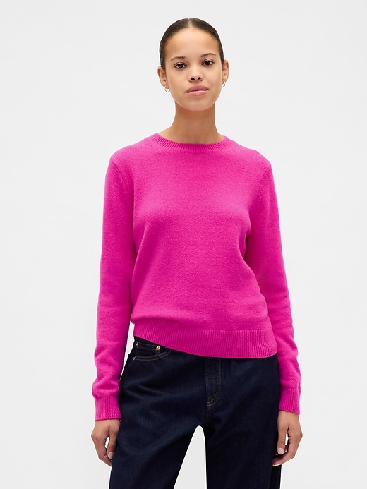 Image number 1 showing, CashSoft Crewneck Sweater