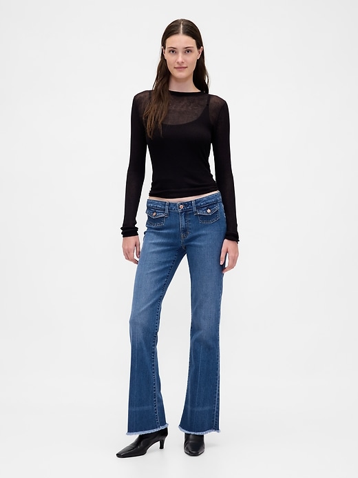Image number 1 showing, Low Rise Long & Lean Jeans