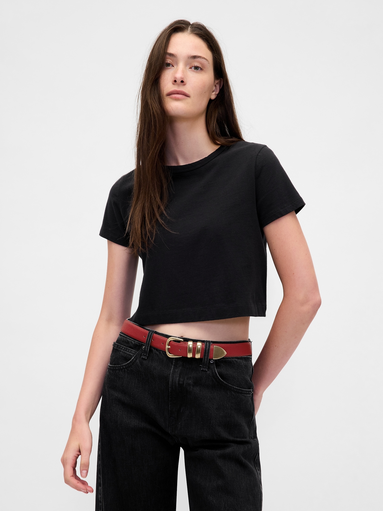 Vegan Leather Pebble Belt
