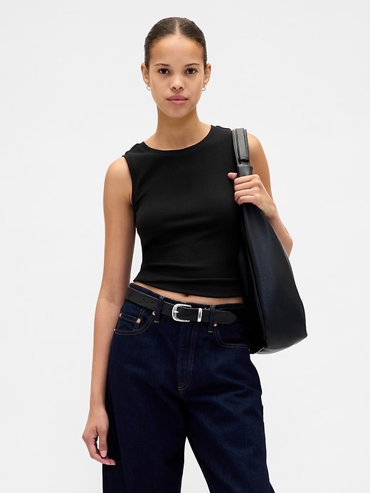 Vegan Pebble Leather Slouchy Bag