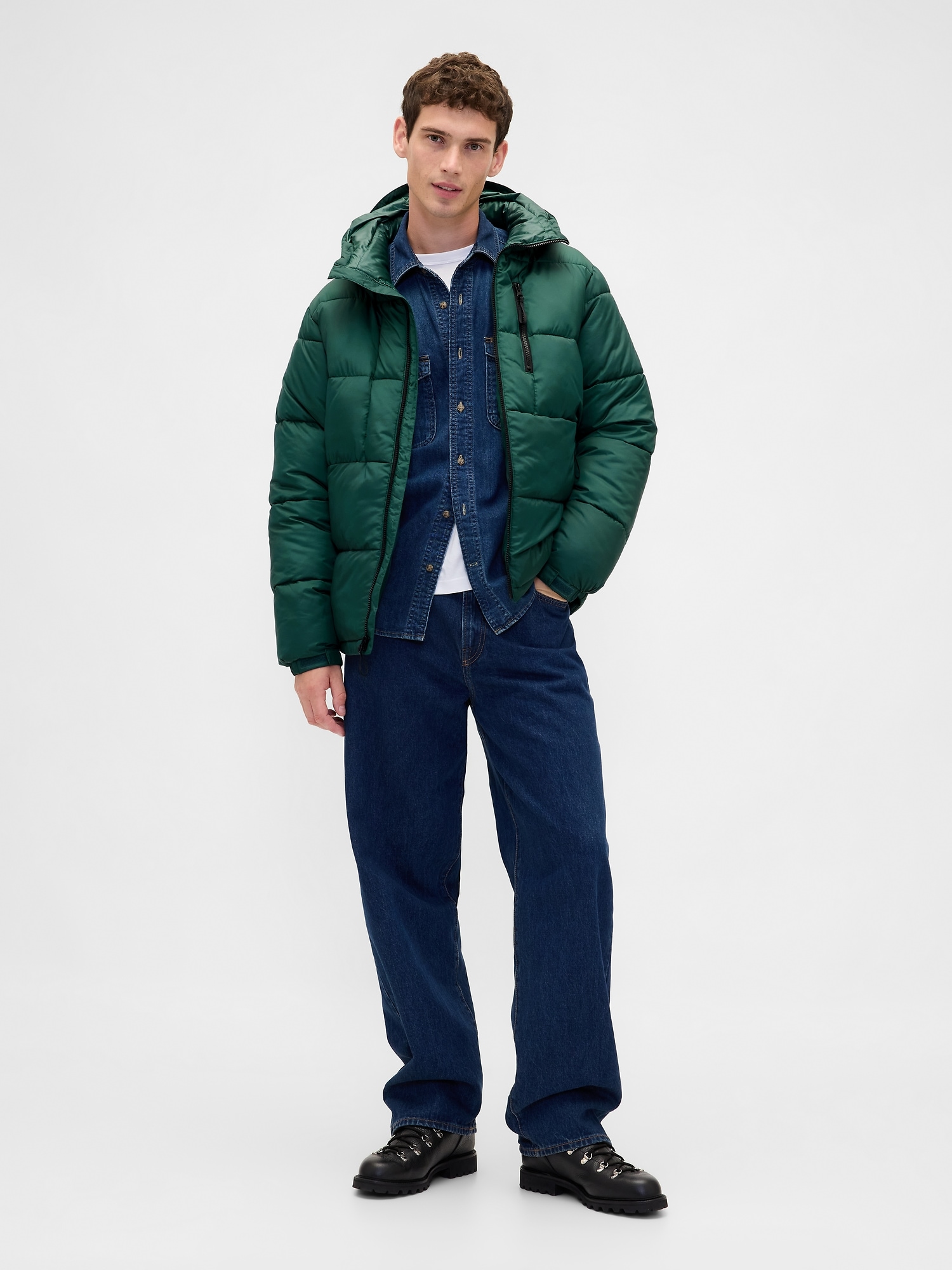 Recycled Heavyweight Puffer Jacket