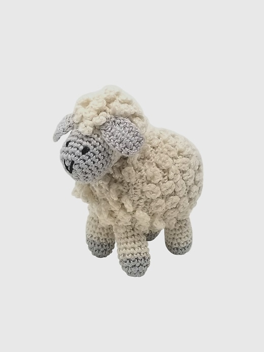 Image number 1 showing, Little Crochet Lamb Toy