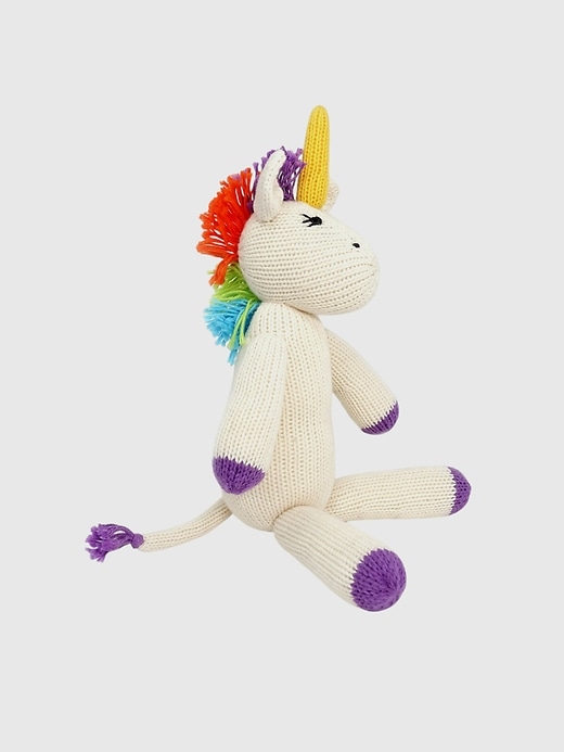 Image number 1 showing, Unicorn Knit Toy