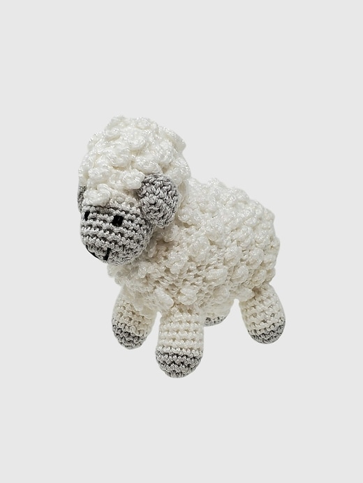 Image number 1 showing, Little Crochet Lamb Toy
