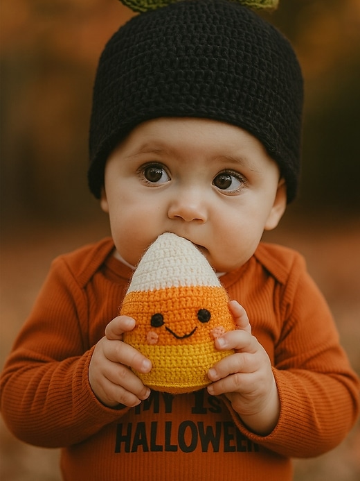 Image number 2 showing, Candy Corn Crochet Toy