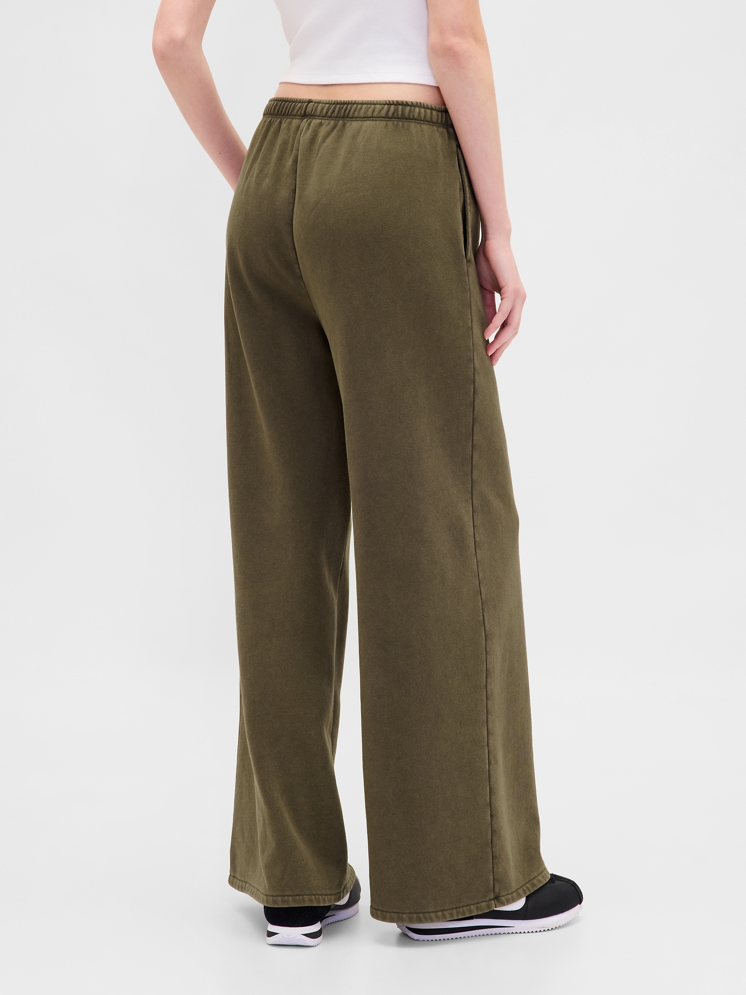 VintageSoft Baggy Wide-Leg Sweatpants
