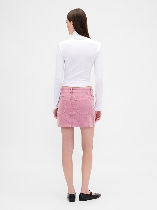 Image number 2 showing, Corduroy Mini Skirt