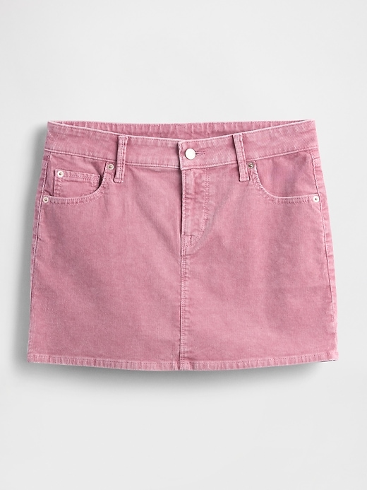 Image number 5 showing, Corduroy Mini Skirt