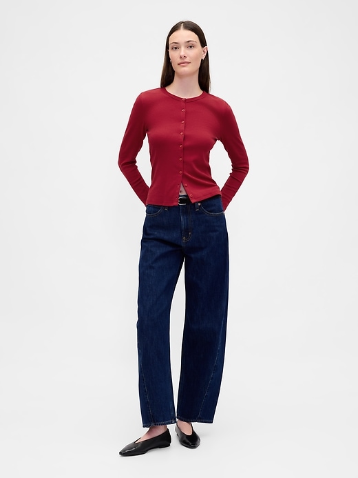 Image number 2 showing, Modern Crewneck Cardigan