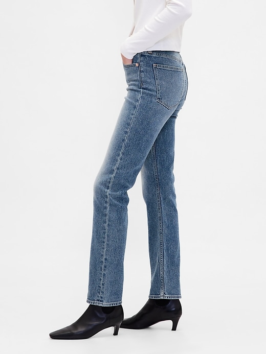 Image number 3 showing, High Rise '90s Straight Jeans