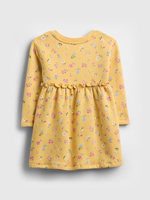 Image number 3 showing, Baby & Toddler Ruffle-Waist Sweatshirt Dress